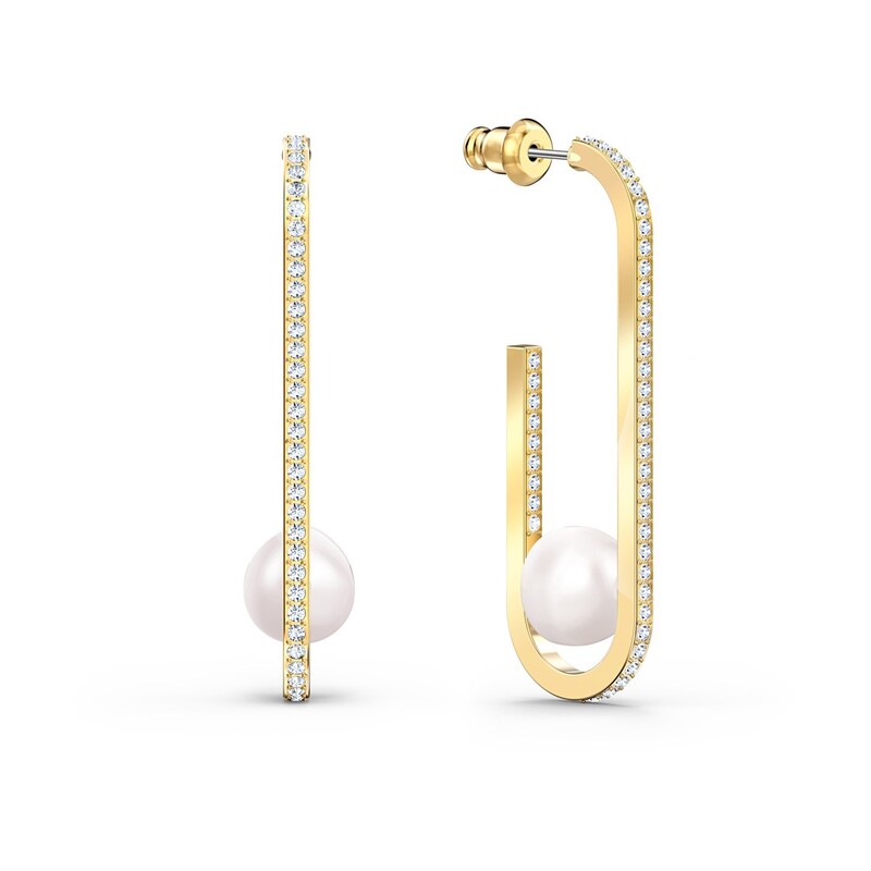 Swarovski So Cool Pearl Drop Earrings
Gold White Size: 2L
Retails: $142+