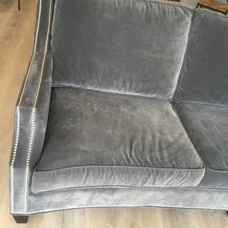 Plush Grey Upholstery Wit