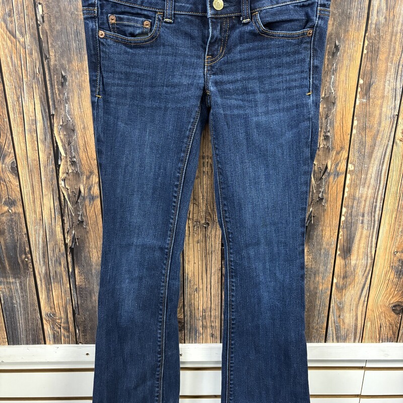 AE Dark Flared Jeans, Size: 00