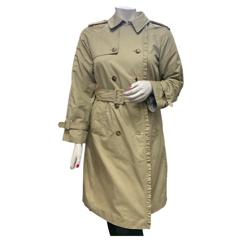 Kate Spade Trench Coat, Tan, Size: L