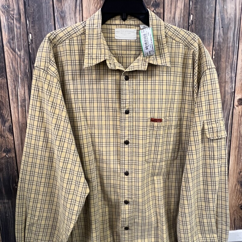 Yellow AE Button Up, Size: XL