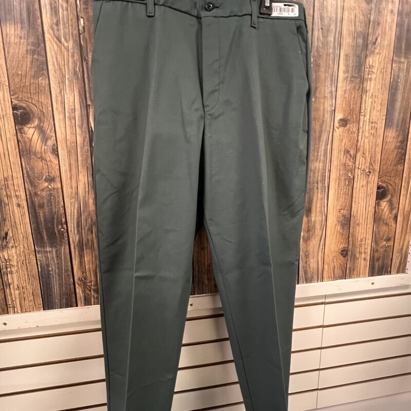 Green Work Pants, Size: 36x34