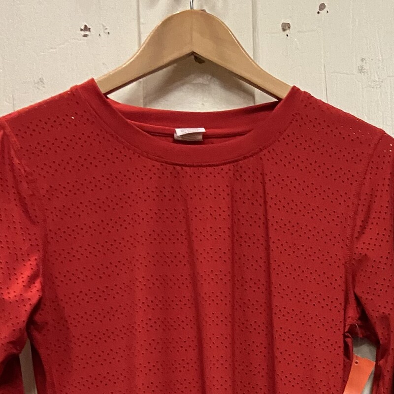 Red Perf LS Top