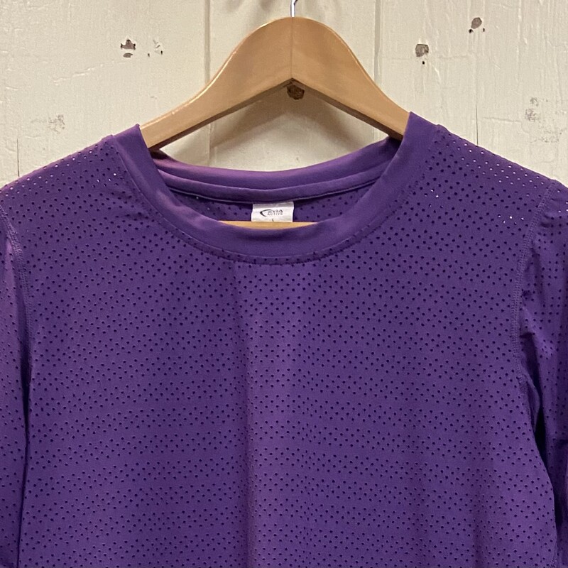 Purple Perf LS Top