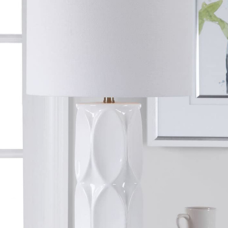 Uttermost Sinclair Lamp
White Size: 14 x 26H
Matching lamp sold separately
Retails: $195