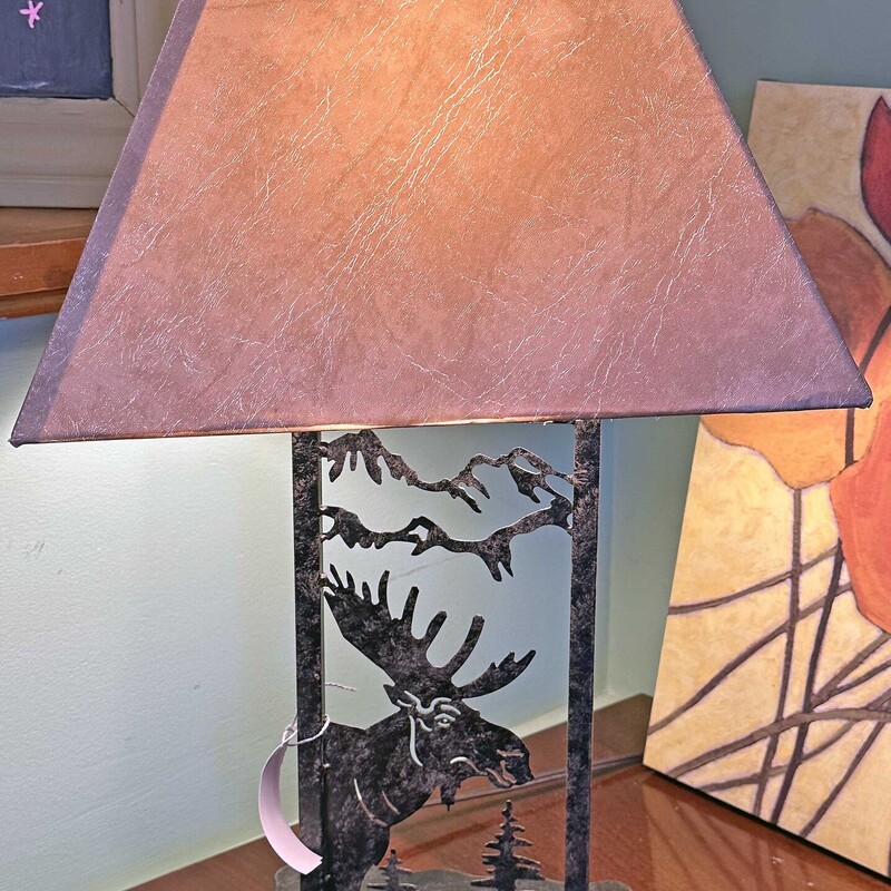 Moose Lamp