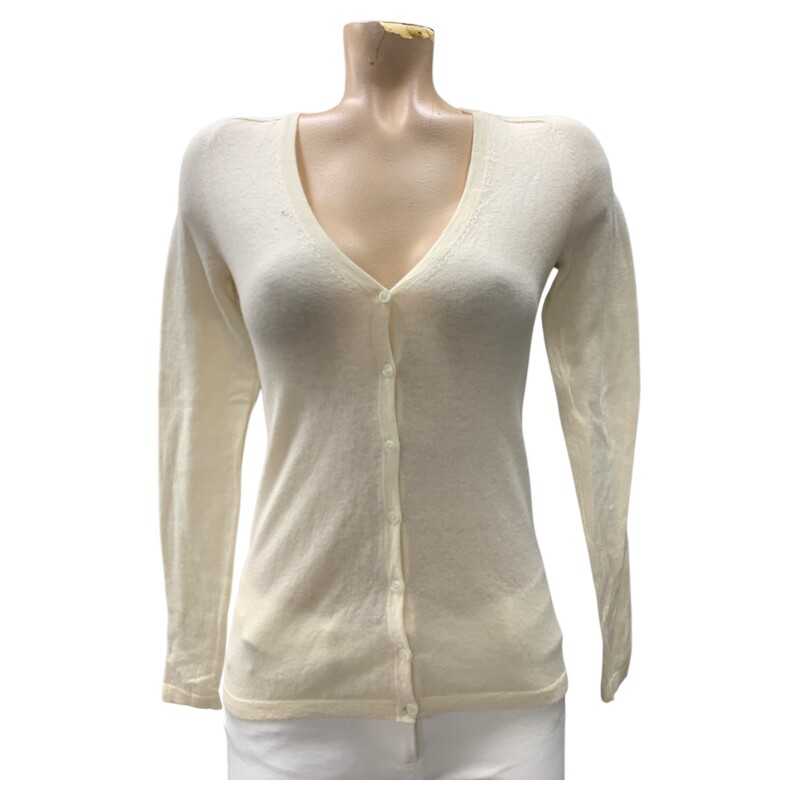 Lord & Taylor Cashmere, Creme, Size: Xs