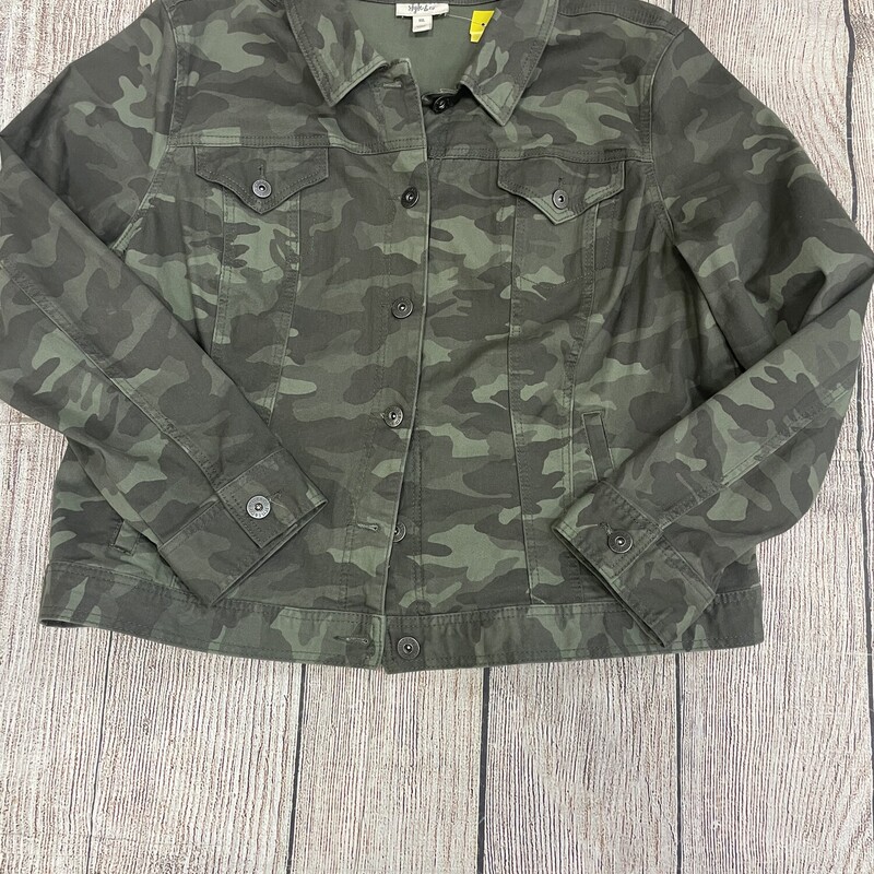 Jacket, Camo, Size: 1x