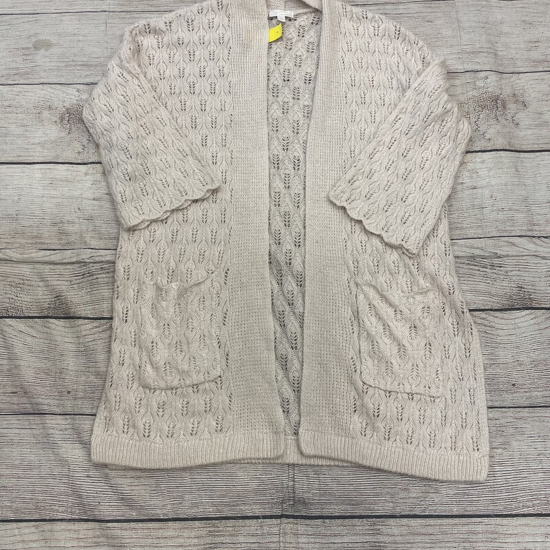 LC Cardigan, Cream, Size: Large