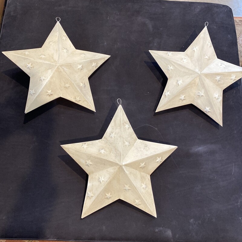 Metal Stars - Set Of 3