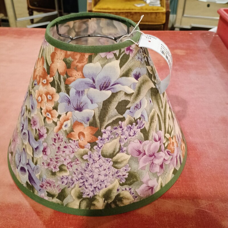 Floral Oil Lamp Shade