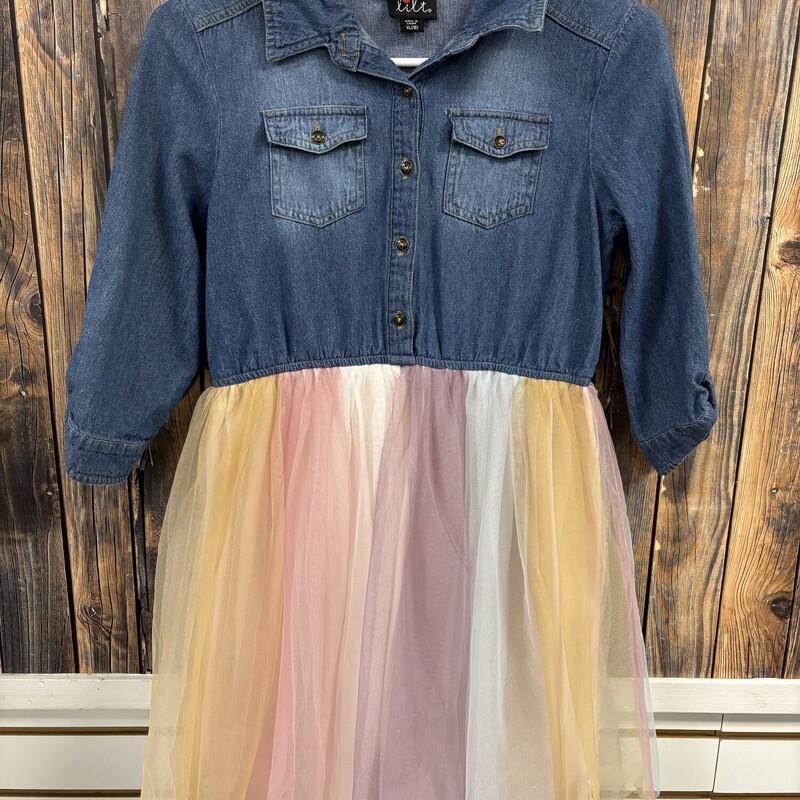 Jean Tutu Dress, Size: 16