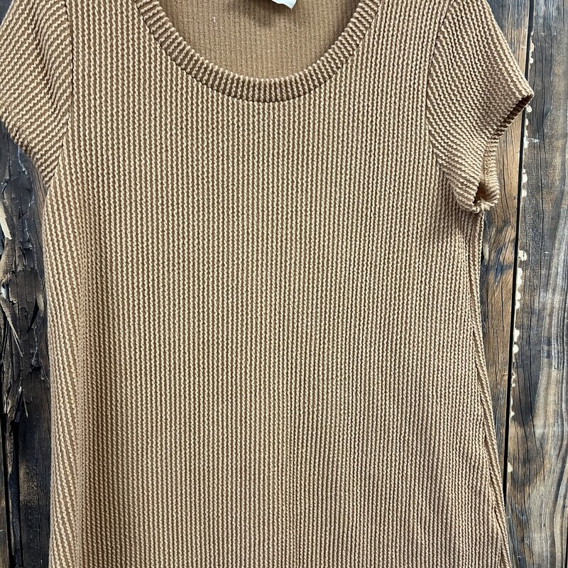 Gold Ribbed Shirt, Size: Small