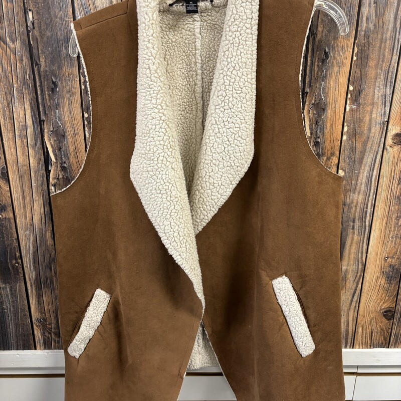 Fleece Lined Vest, Size: XL