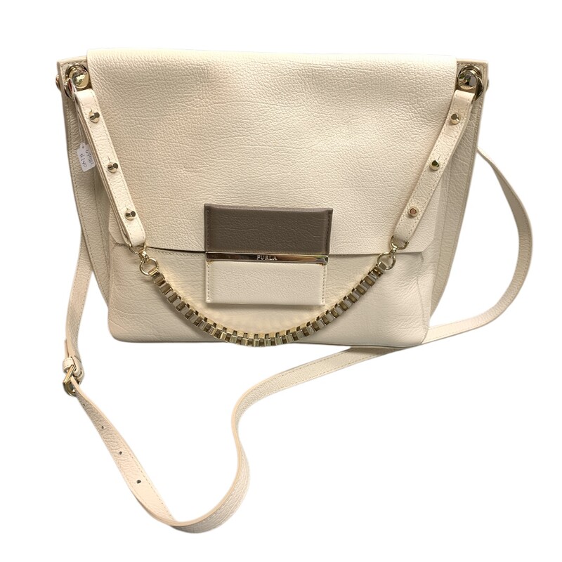 Furla Genuine Leather, Ivory, Size: None