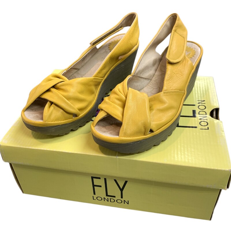 Fly London, Yellow, Size: 8