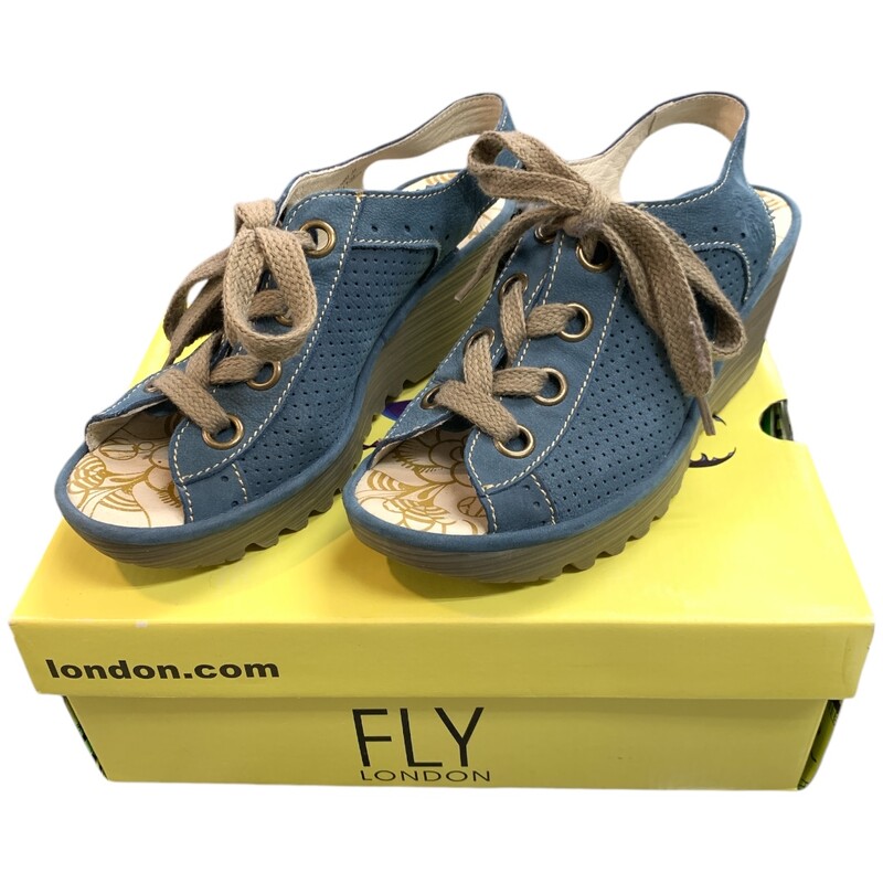 Fly London, Blue, Size: 8