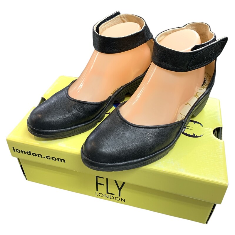 Fly London, Black, Size: 8