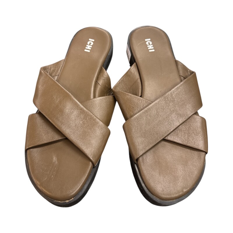 Ichi Sandals, Olvgren, Size: 9