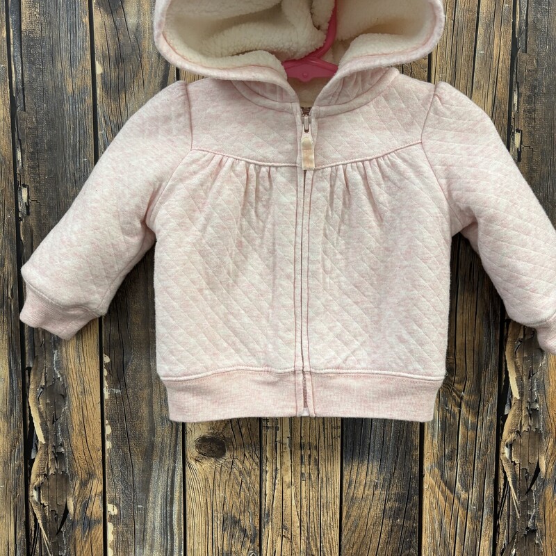 Fuzzy Pink Jacket, Size: 3-6m