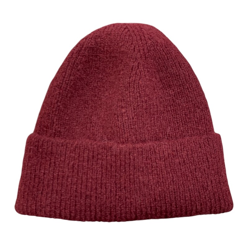 Rickis Beannie Woolblend, Maroon, Size: None