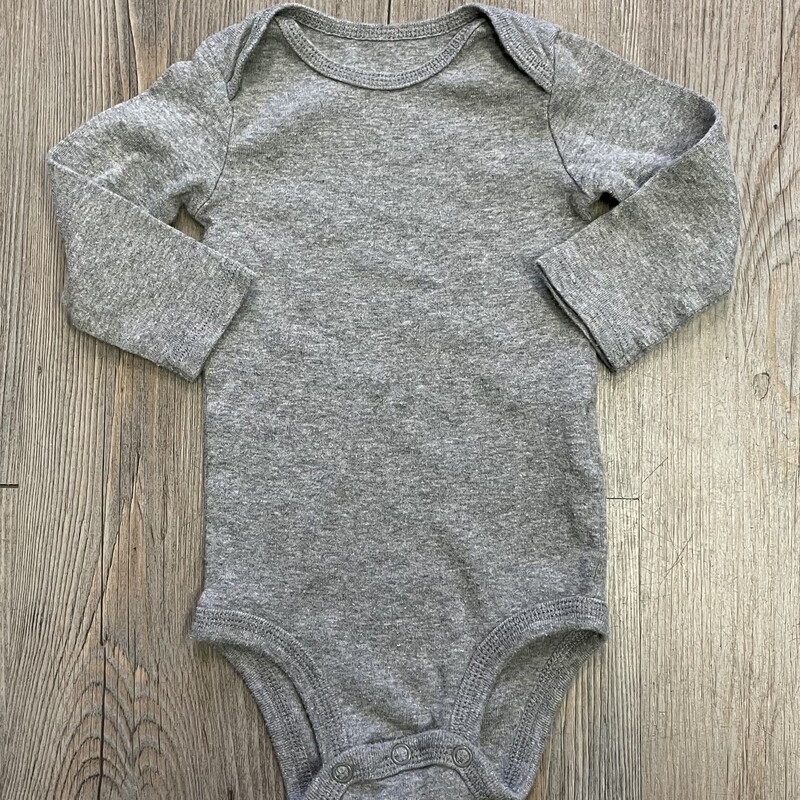 Carters Pj Onesie, Grey, Size: 3-6M