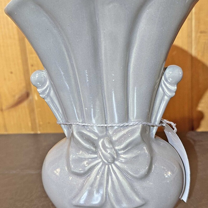 MCM Gray Flower Vase