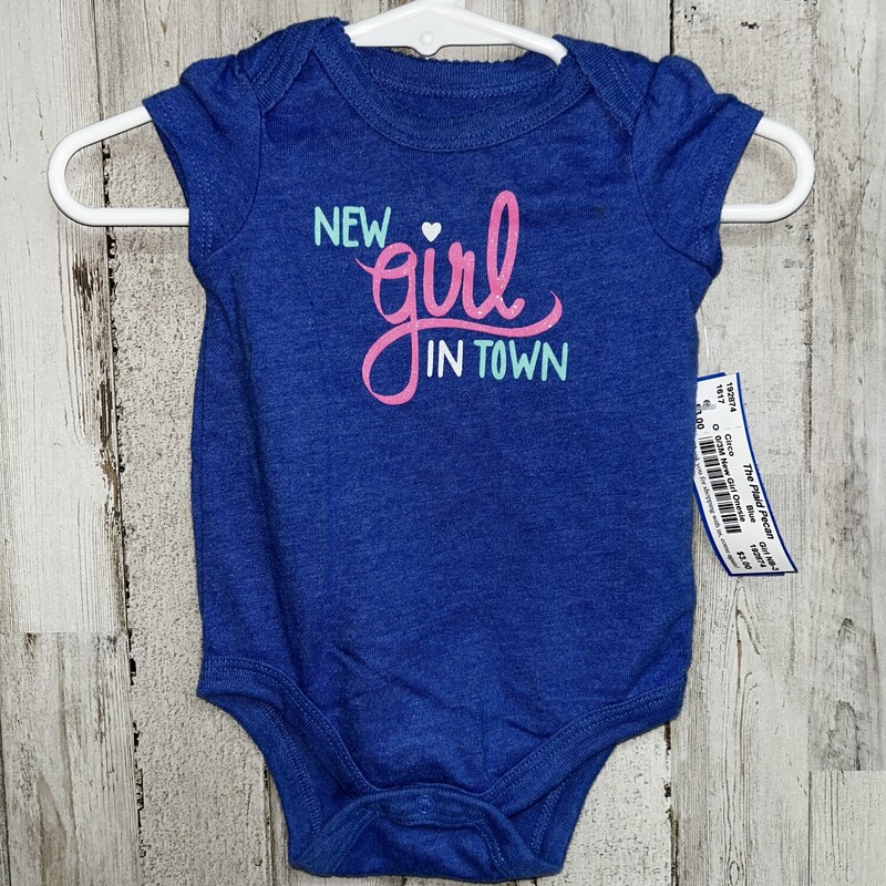 0/3M New Girl Onesie