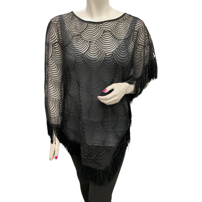 Amanda Top, Black, Size: L