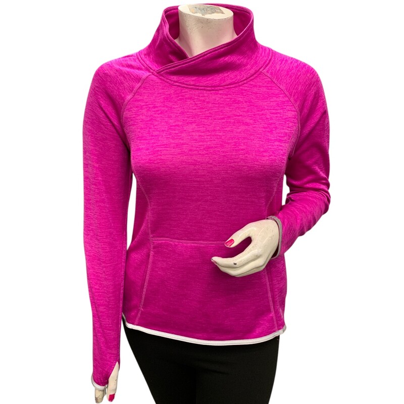 Reebok Sweater, Fuchsia, Size: L