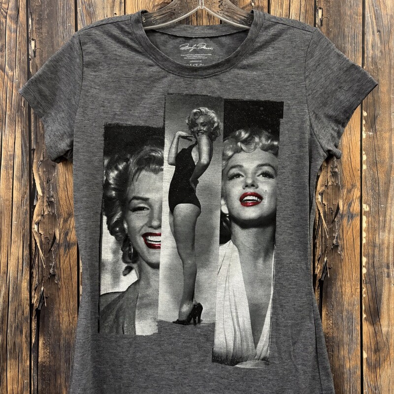 Gray Marilyn Monroe Shirt, Size: M