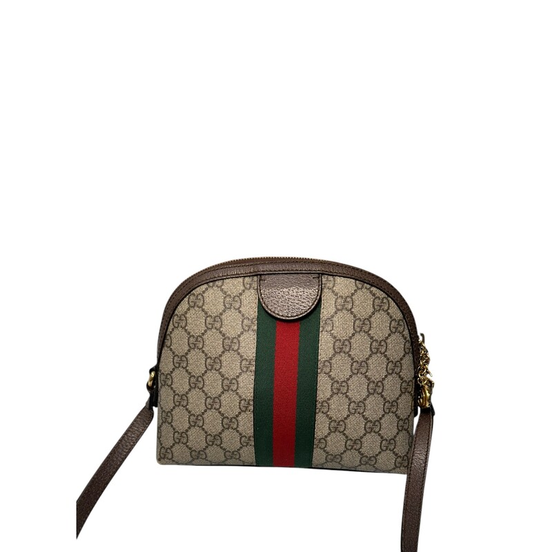 Gucci Ophidia Shoulder Bag<br />
<br />
Style Code:499621 486628<br />
<br />
Dimensions: 9.3 W x 7.5 H inches<br />
<br />
In very good condition. Some corner wear and interior marks.<br />
<br />
Does not come with original dust bag or box.