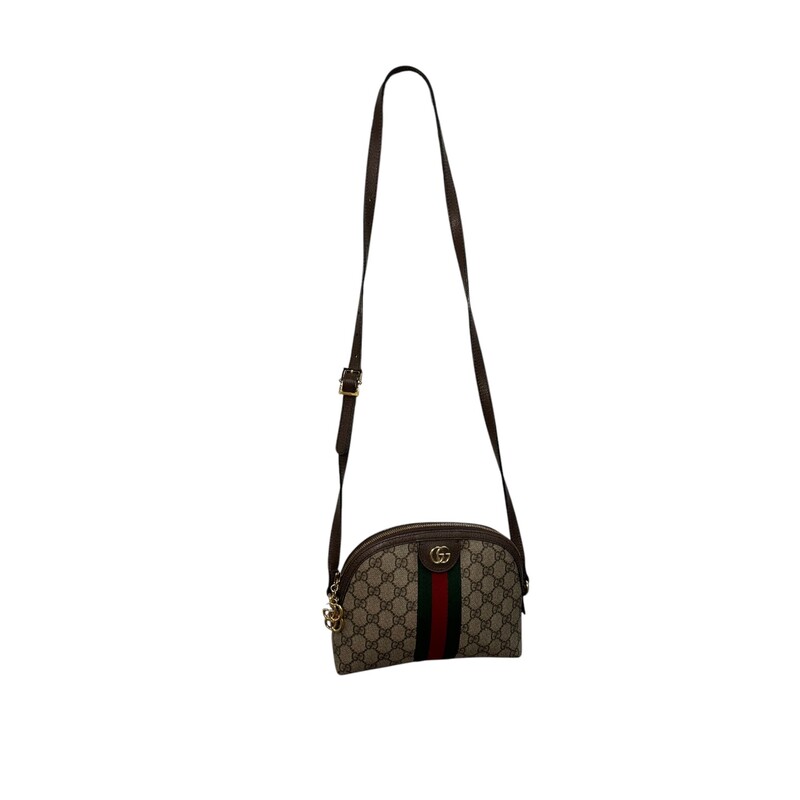 Gucci Ophidia Shoulder Bag<br />
<br />
Style Code:499621 486628<br />
<br />
Dimensions: 9.3 W x 7.5 H inches<br />
<br />
In very good condition. Some corner wear and interior marks.<br />
<br />
Does not come with original dust bag or box.