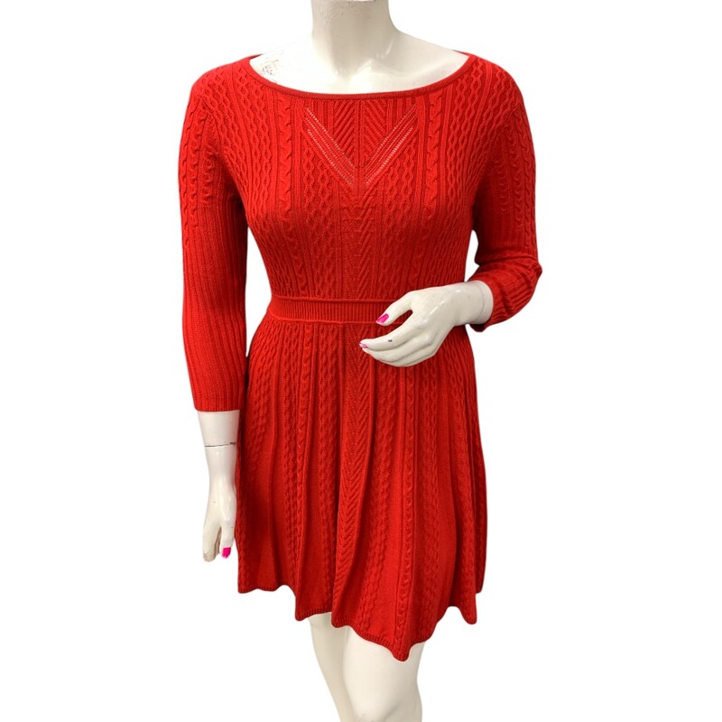 Calvin Klein Dress, Red, Size: L