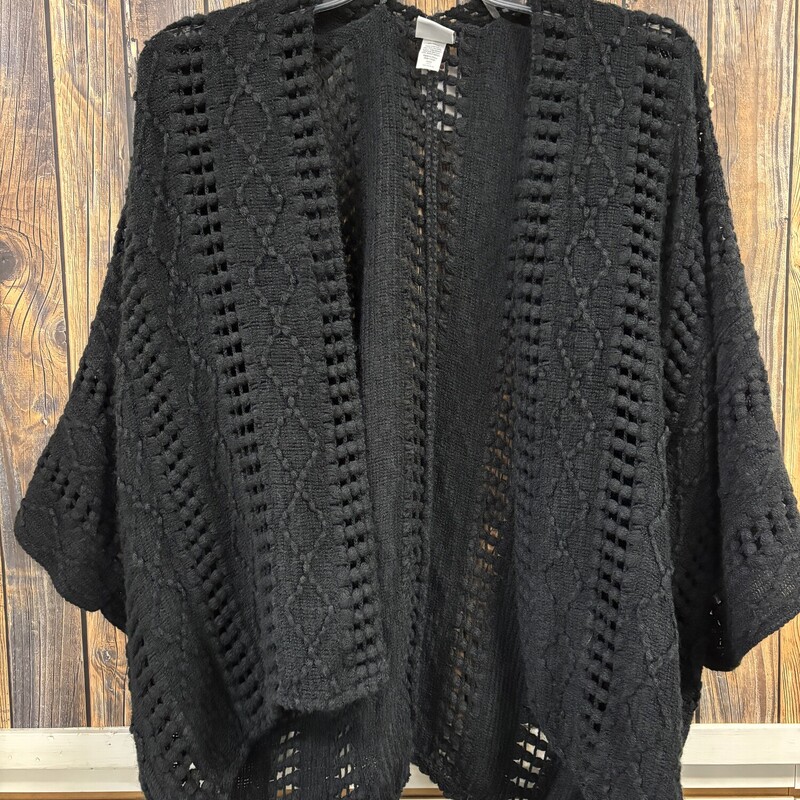 NWT Black Shawl, Size: OS