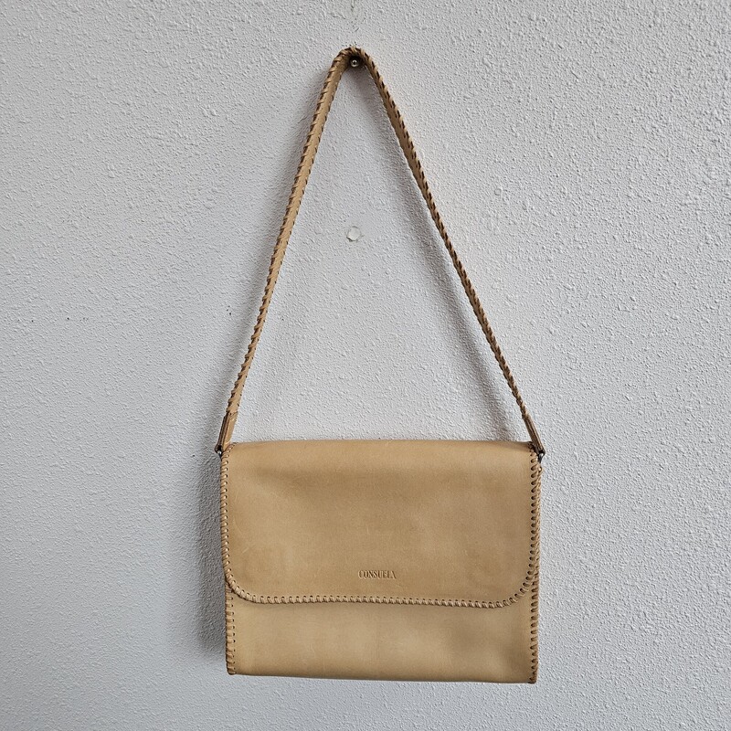 Consuela Leather, Tan, Size: Shoulder