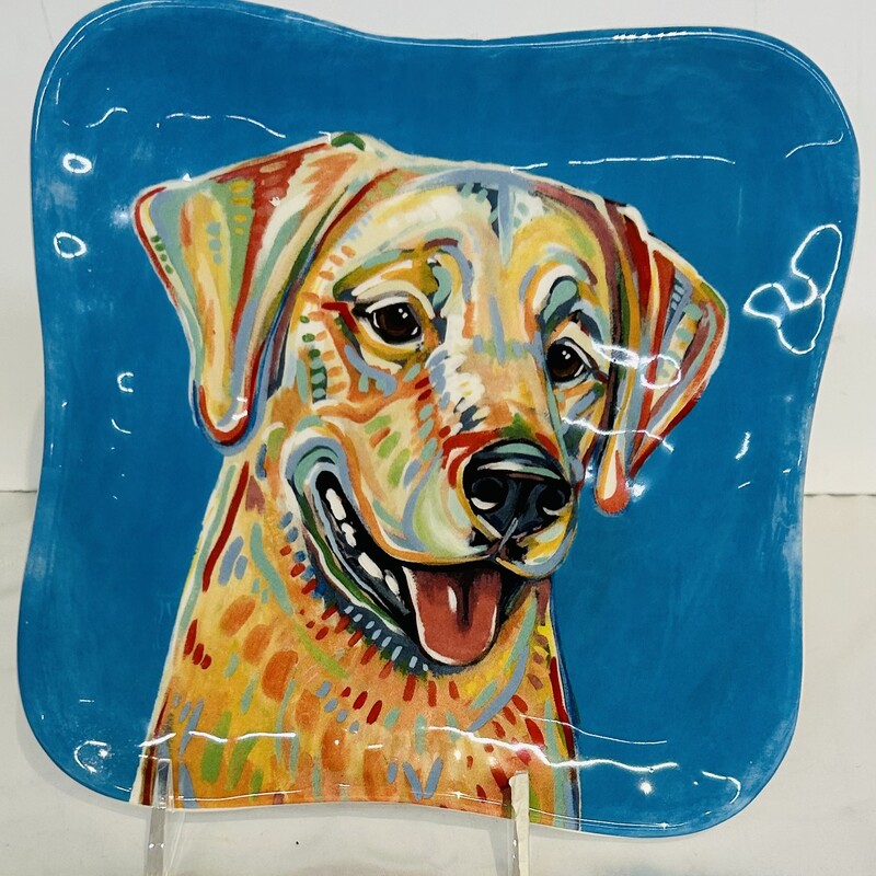 Labrador Dog Plate
Blue
Size: 8 x 8 h