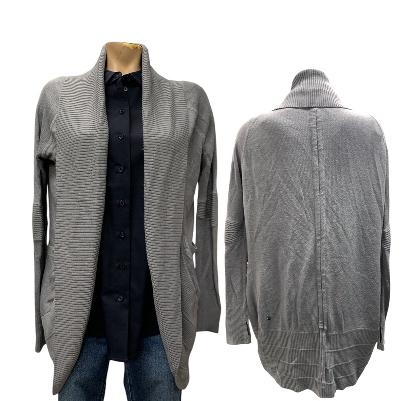 Lululemon Cardigan, Steelblu, Size: M