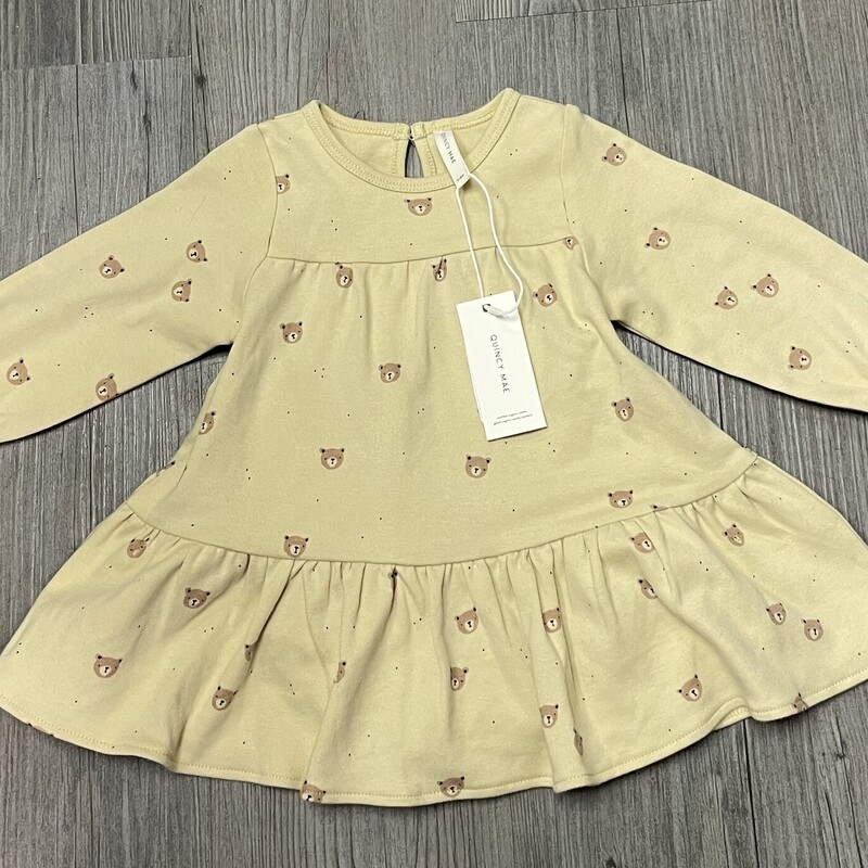 Quincy Mae Dress 2pc , Butter, Size: 3-6M
NEW!