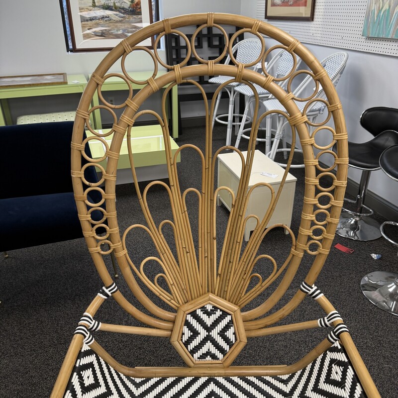 Anthropologie Peacock Chair, Rattan. Retails for $900!