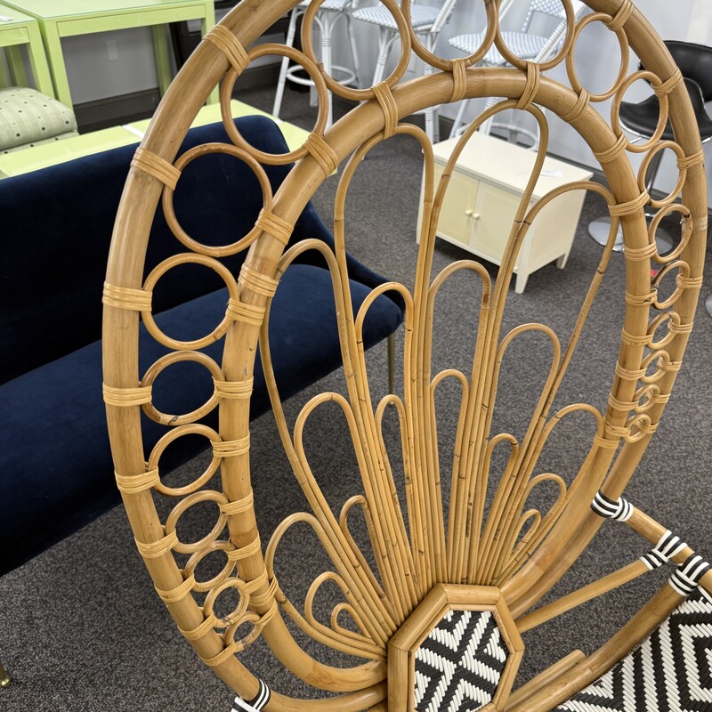 Anthropologie Peacock Chair, Rattan. Retails for $900!