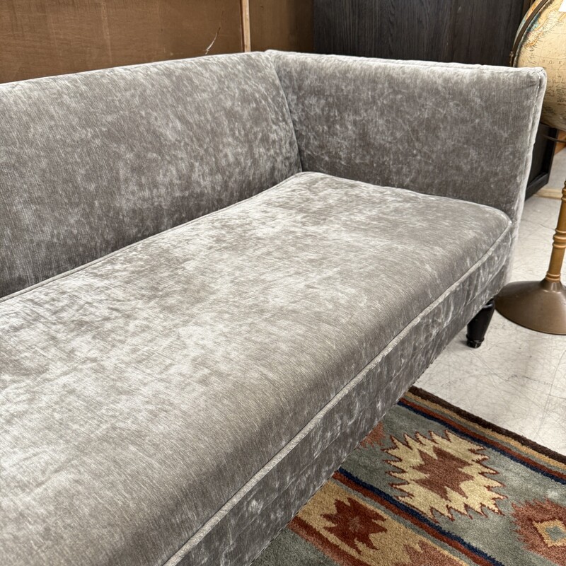 Upholstered Tufted Studded Sofa, Gray. Retailed for $700.
Size: 80in