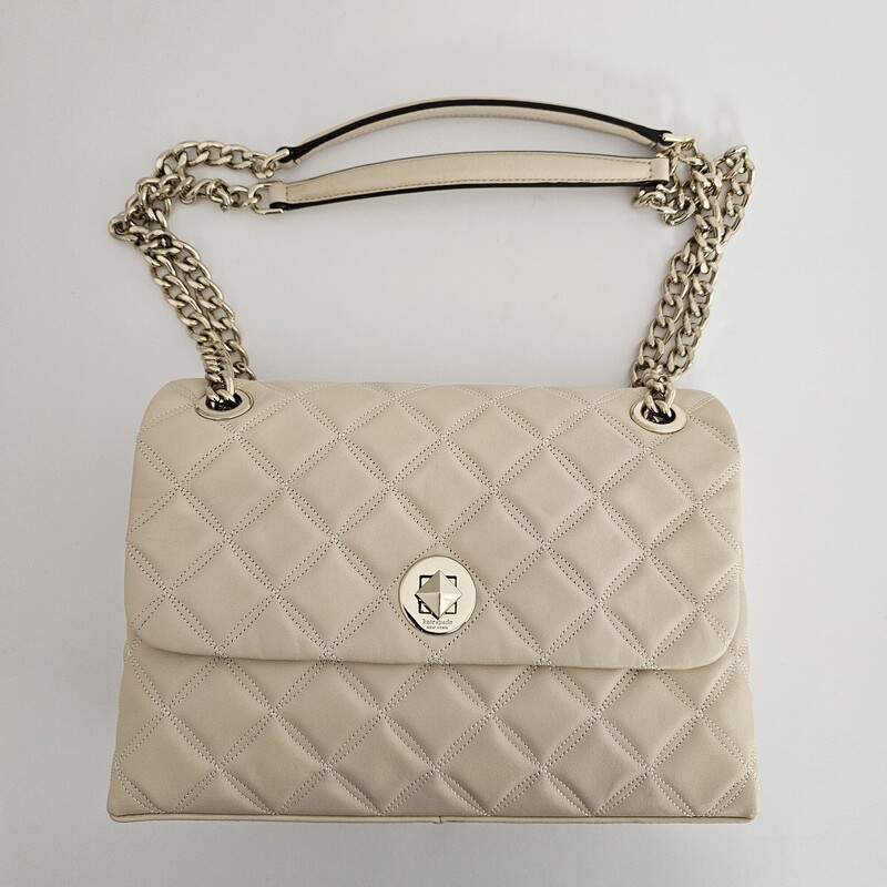 Kate Spade Quilted, Cream, Size: Shoulder