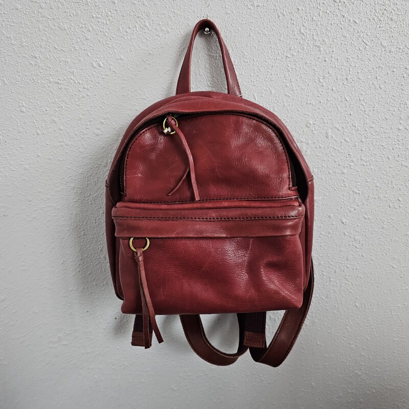 Madewell Leather NWT, Red, Size: Backpack