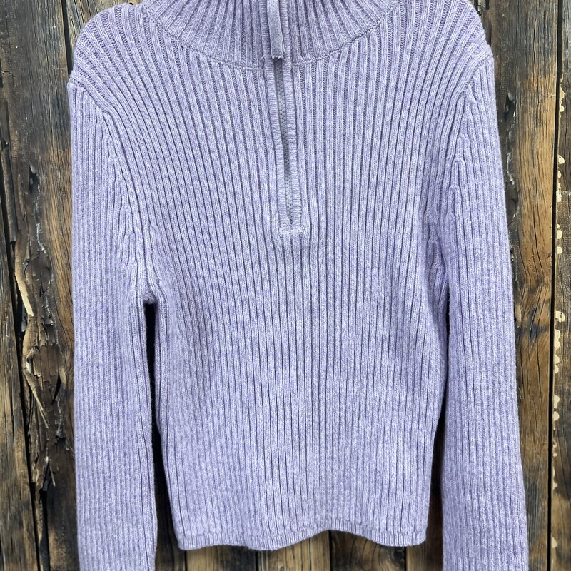 ARIE PURPLE KNIT SWEATER, Size: MED