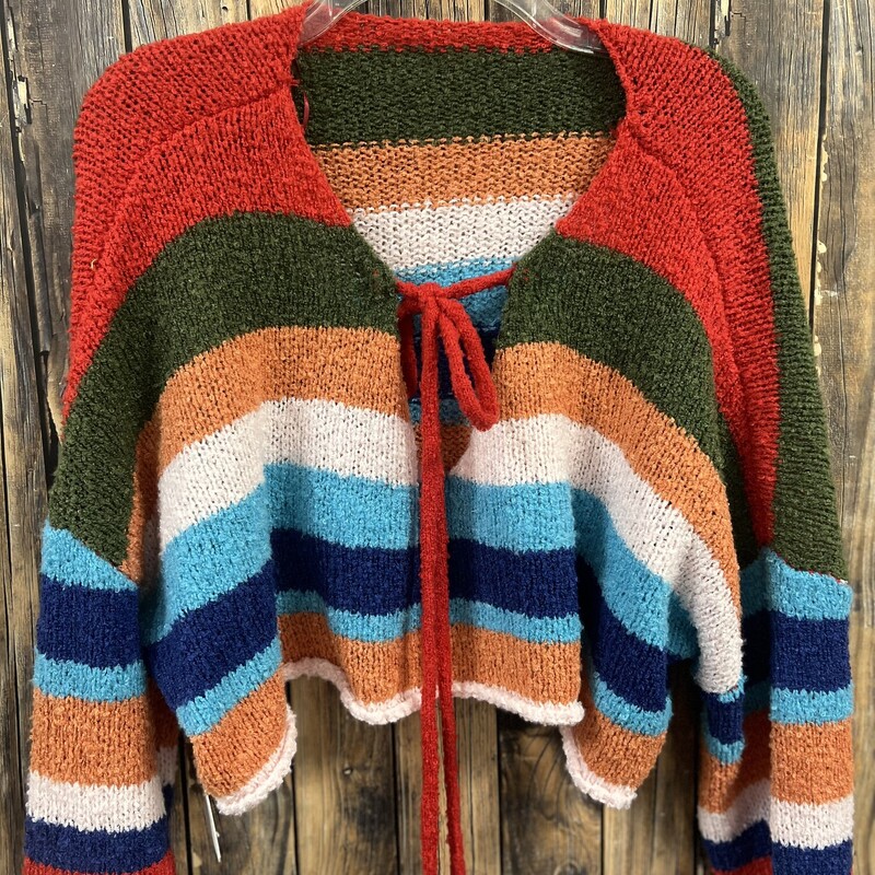 NWT COLORFUL SWEATER, Size: SMALL