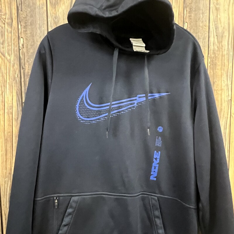 Blue Nike Hoodie, Size: Large