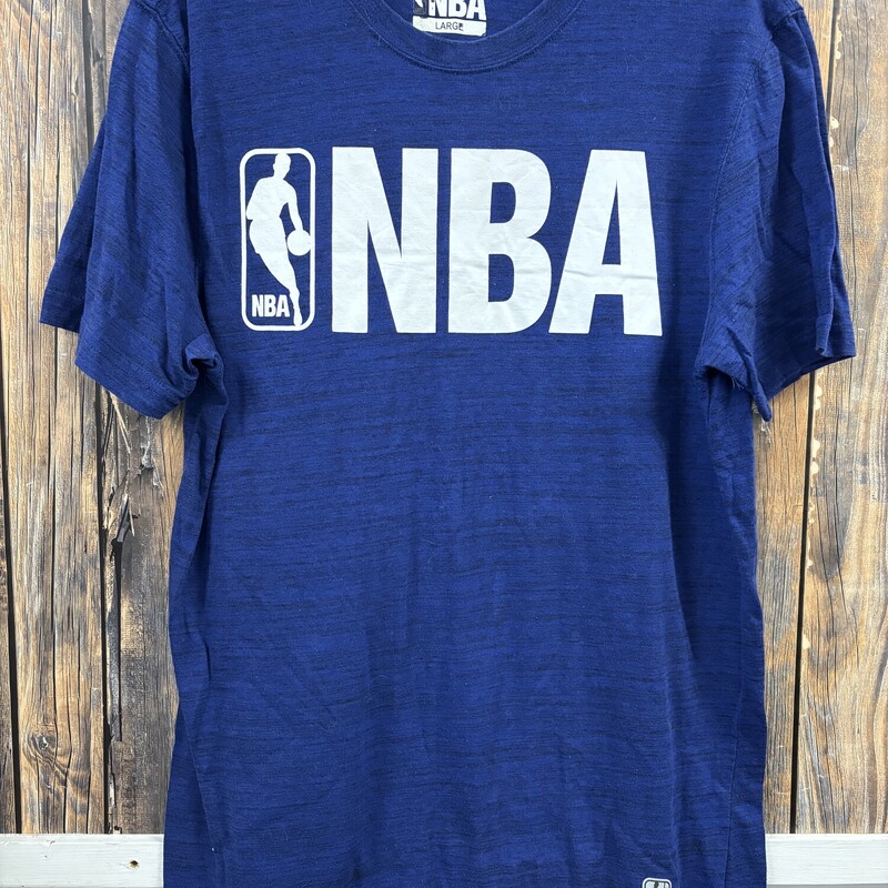 Blue White NBA Shirt, Size: L