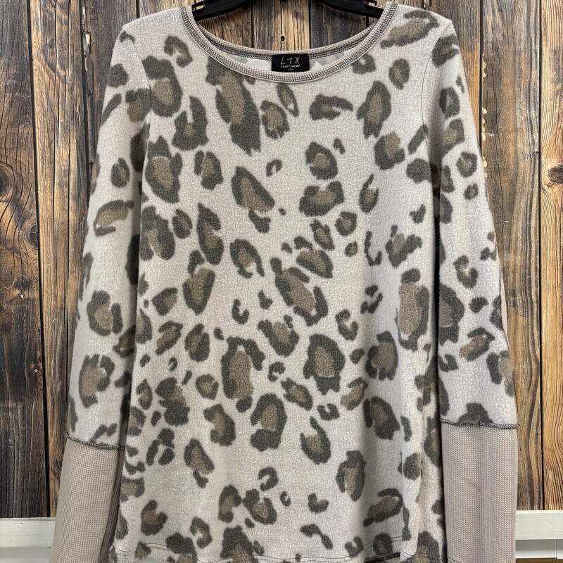 Animal Print Sweatshirt, Size: M