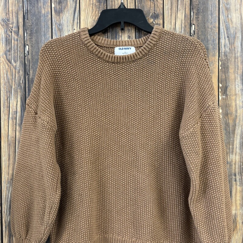 Brown Knit Sweater, Size: S, Old Navy